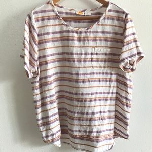C&C California Striped Shirt with Breast Pocket
